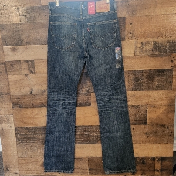 New Levi's 527 Slim Bootcut Jeans sz 31 x 34 - Picture 4 of 11